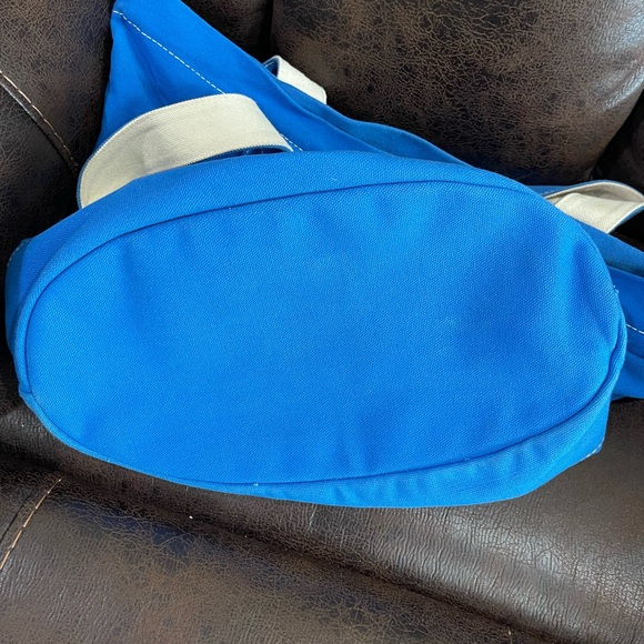 Rare Canvas Victoria Secret Pink 1986 Blue Tote - Picture 8 of 9